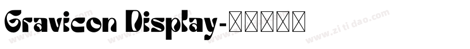 Gravicon Display字体转换